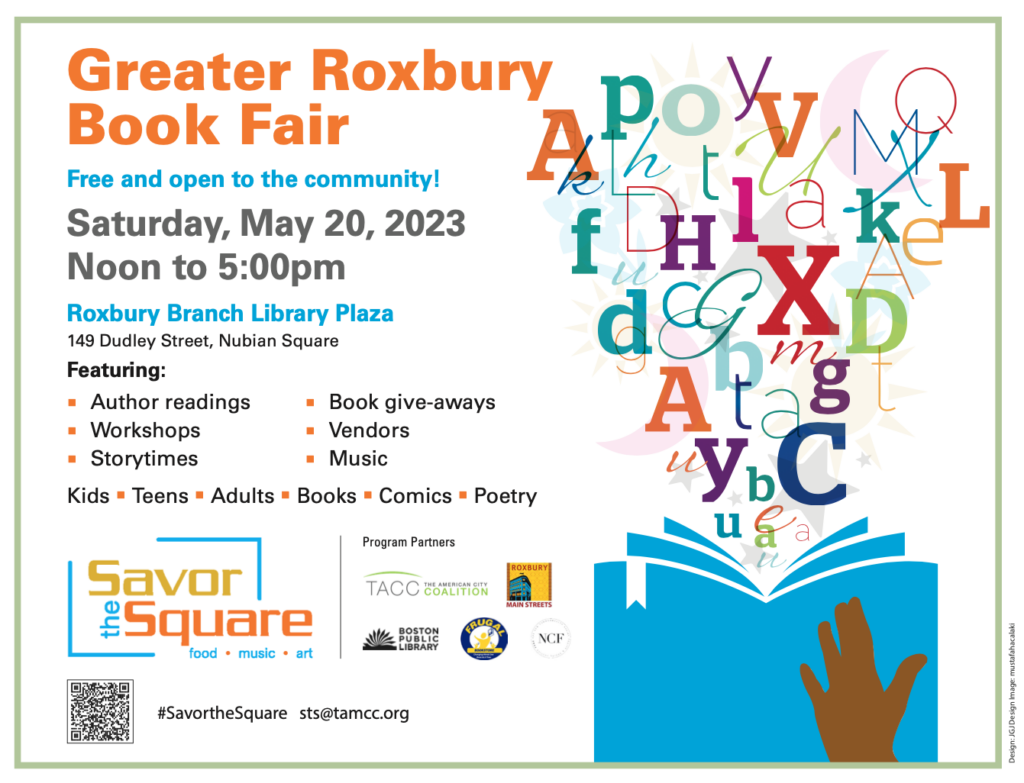 Savor the Square 2023 The Greater Boston Book Fair (hosted by TACC x